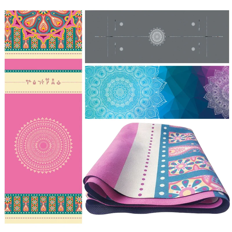 High Quality Yoga Mats 1.2mm Ultra thin Foldable Eco Friendly Rubber Bottom Suede Travel Printing Blanket For Bikram Pilates
High Quality Yoga Mats 1.2mm Ultra thin Foldable Eco Friendly Rubber Bottom Suede Travel Printing Blanket For Bikram Pilates