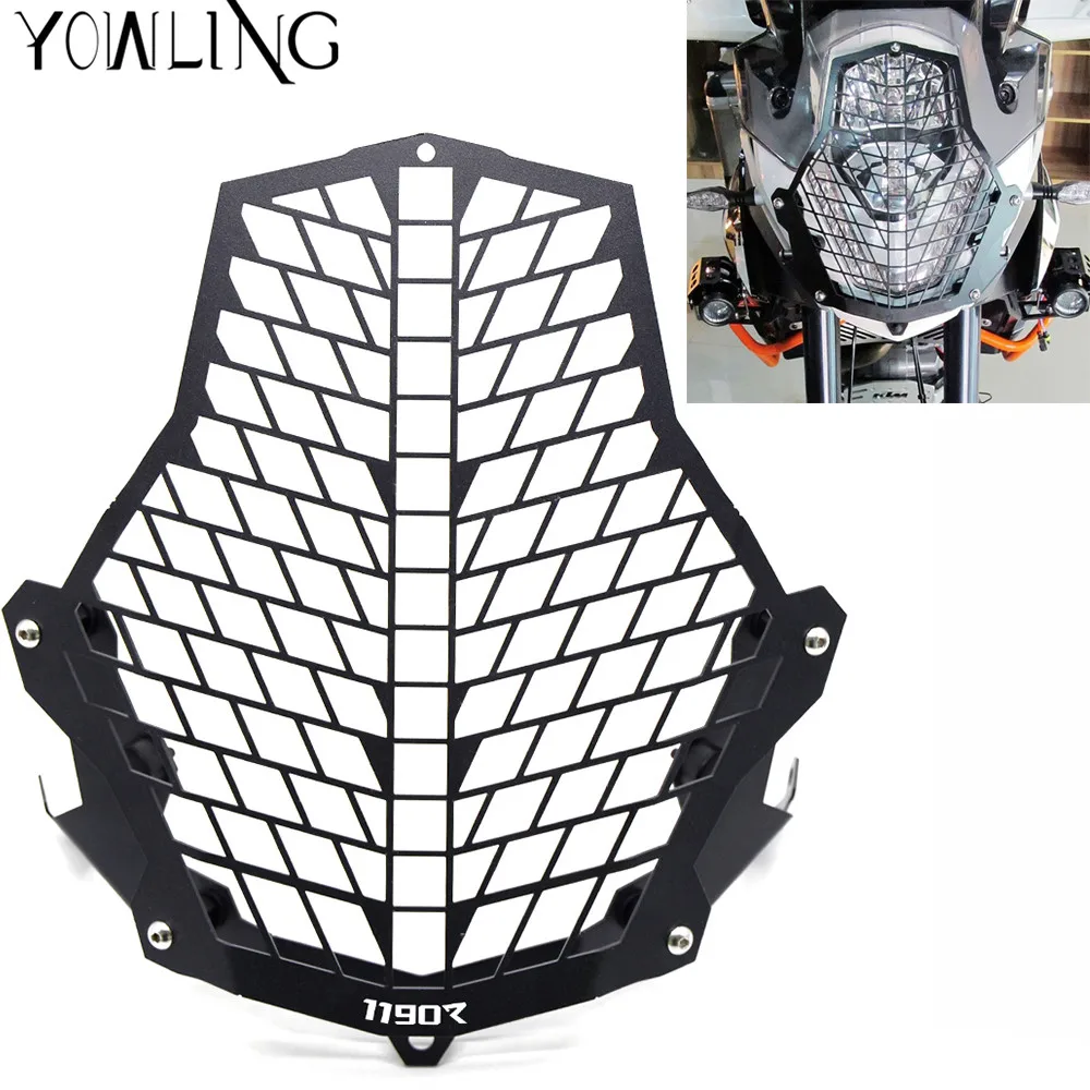 With 1190R 1290S LOGO Motorcycle Headlight Protector Guard Lense Cover grill for 1190 Adventure / 1190R 1290 Super Adventure
With 1190R 1290S LOGO Motorcycle Headlight Protector Guard Lense Cover grill for 1190 Adventure / 1190R 1290 Super Adventure