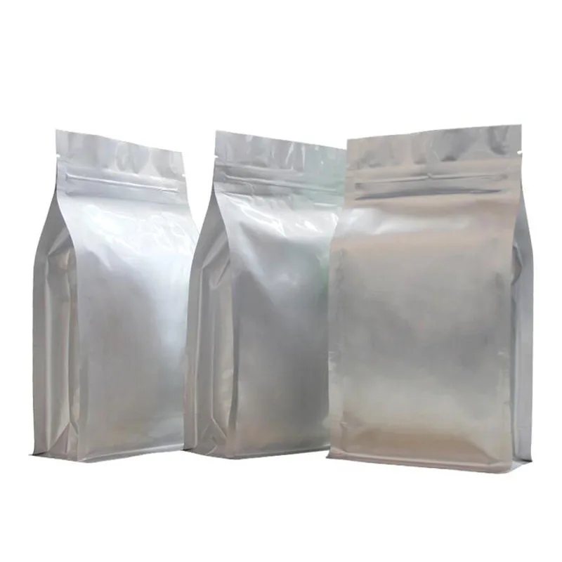 25 Pcs/Lot Big Capability Stand Up Silver Aluminum Foil Zipper Bag Pouch for Long Term Food Storage Protection Zip Lock
25 Pcs/Lot Big Capability Stand Up Silver Aluminum Foil Zipper Bag Pouch for Long Term Food Storage Protection Zip Lock
