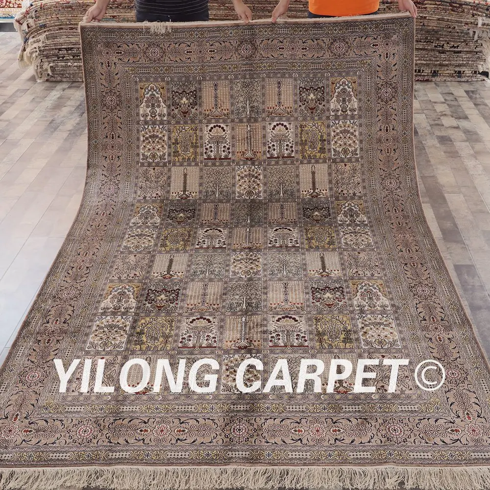 YILONG 6 'x 9' турецкий Шелковый ковер, всесезонный винтажный изысканный персидский коврик (YHW078B6x9)
YILONG 6 'x 9' турецкий Шелковый ковер, всесезонный винтажный изысканный персидский коврик (YHW078B6x9)