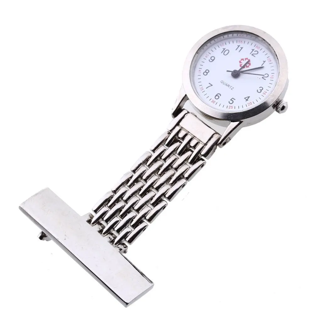 YCYS серебро Медсестра Доктор Брошь Карманный кулон кварцевые часы|pendant pocket watch|quartz