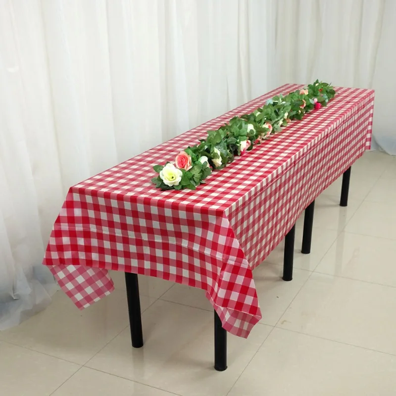 HAZY Party Disposable Tablecloths Plastic Disposable Table cloth Weddings Plaid Pattern Outdoor Picnic BBQ Decoration
HAZY Party Disposable Tablecloths Plastic Disposable Table cloth Weddings Plaid Pattern Outdoor Picnic BBQ Decoration