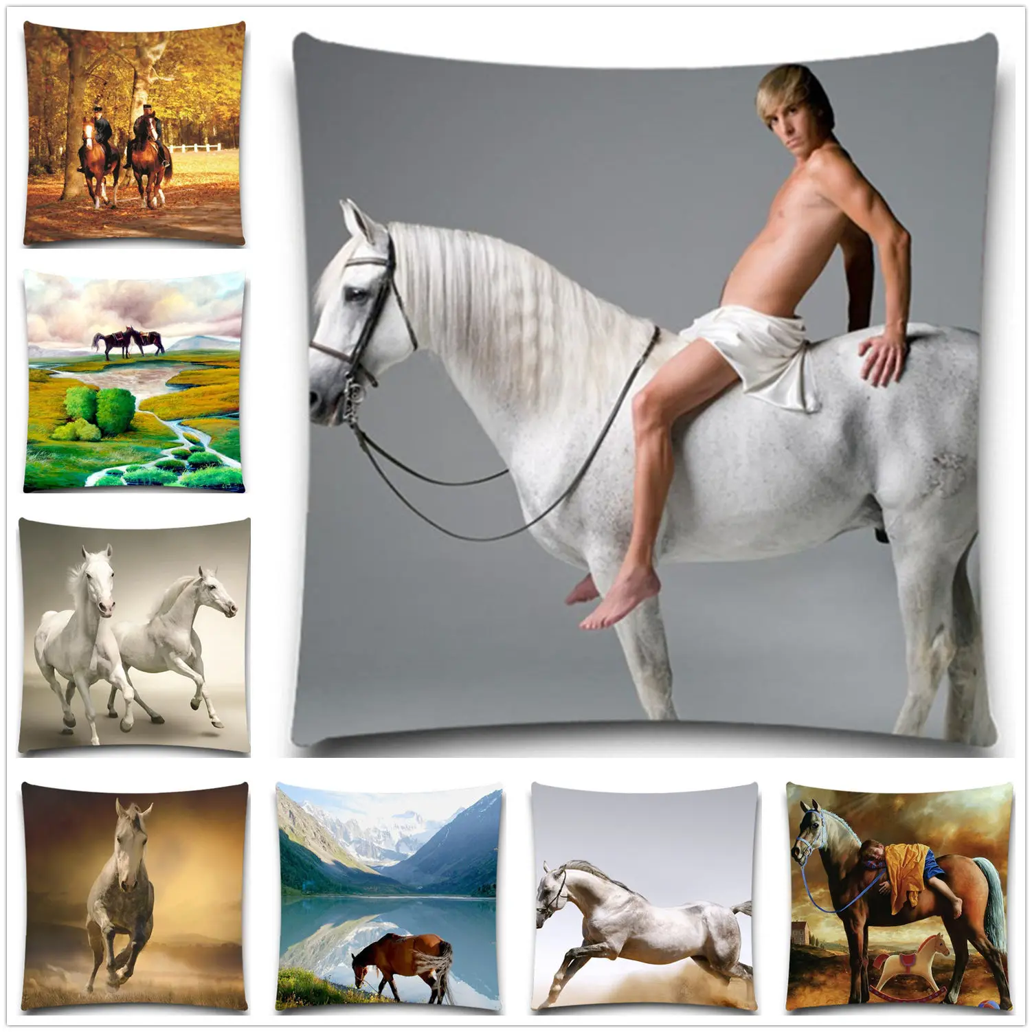 Vintage Pillow Cover Fashion Horse Printed Home Decorative Cushion Cover Throw Pillow Case
Vintage Pillow Cover Fashion Horse Printed Home Decorative Cushion Cover Throw Pillow Case