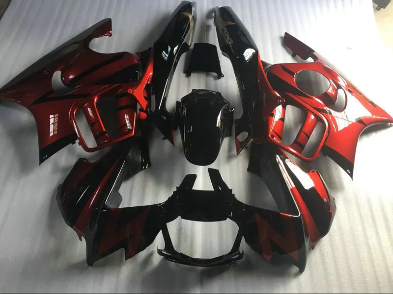 Комплект обтекателей для мотоцикла HONDA CBR600F3 97 98 CBR600 F3 CBR 600F3 1997 1998 ABS красный