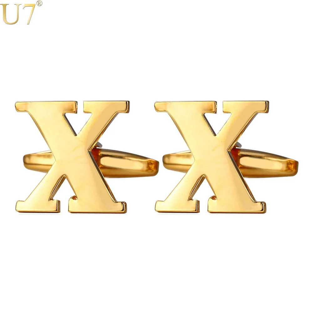 U7 New Cufflinks Jewelry Initial Alphabet X Letter Trendy Wedding Mens Button Cuff Links With Box C224
U7 New Cufflinks Jewelry Initial Alphabet X Letter Trendy Wedding Mens Button Cuff Links With Box C224
