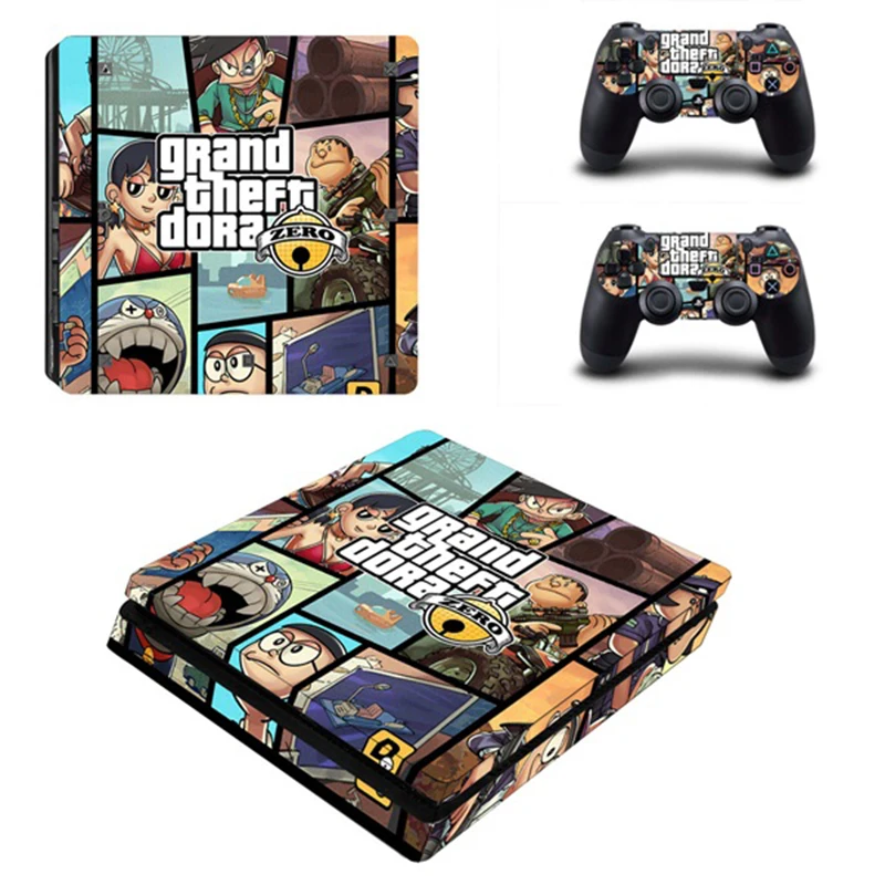 10 шт. для gta5 Doraemon Наклейки скины Переводные картинки PS4 Slim консоли и геймпада|decal