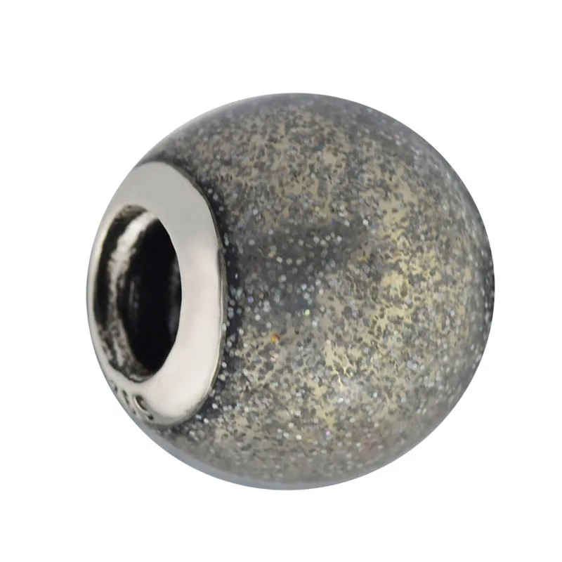 100% Genuine 925 Sterling Silver Glitter Ball Charm Glitter Enamel Beads Fits Women Charms Bracelet DIY Beads for Jewelry Making
100% Genuine 925 Sterling Silver Glitter Ball Charm Glitter Enamel Beads Fits Women Charms Bracelet DIY Beads for Jewelry Making
