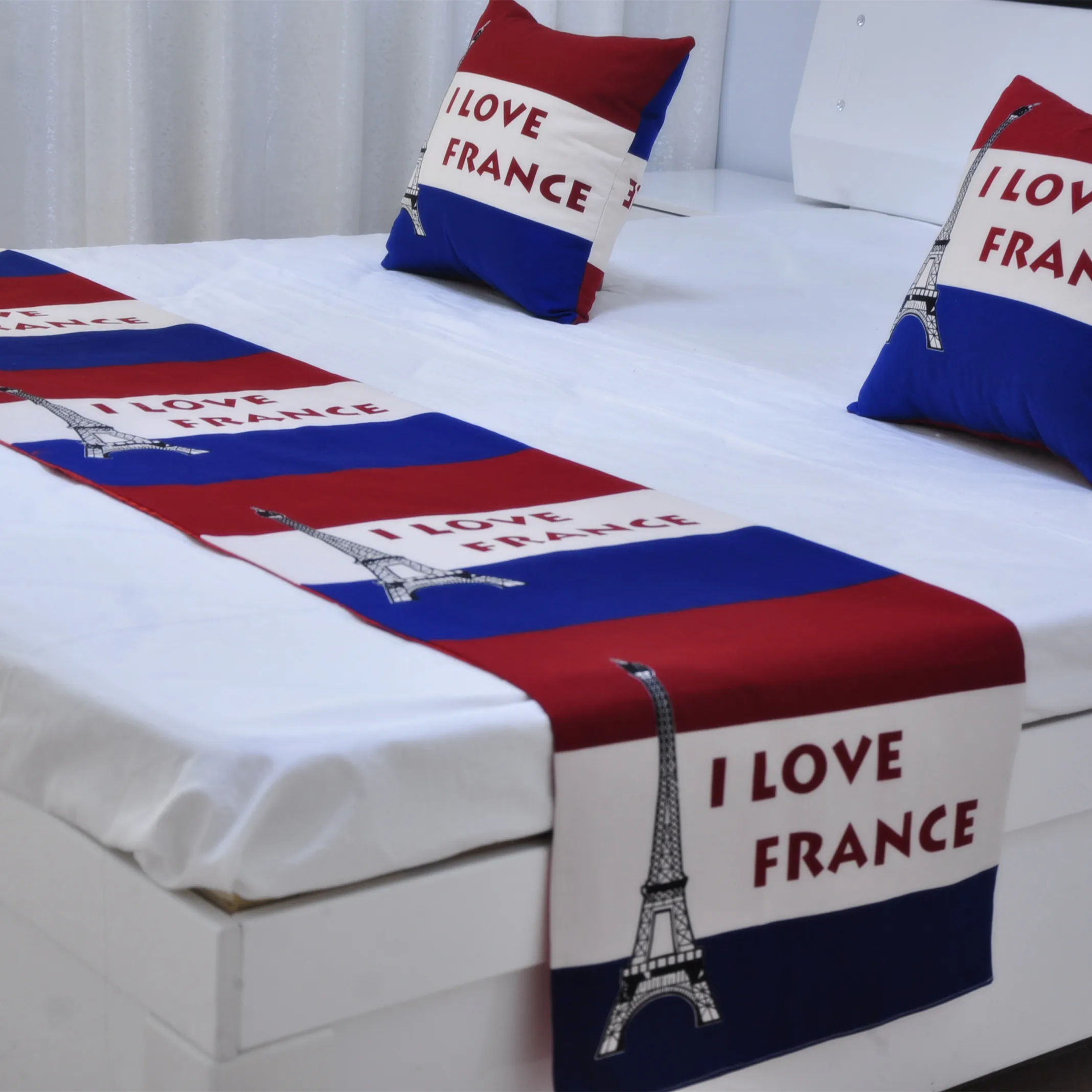 Multi Sizes Mediterranean table flag British Style Eiffel Tower Bar decoration table runner
Multi Sizes Mediterranean table flag British Style Eiffel Tower Bar decoration table runner