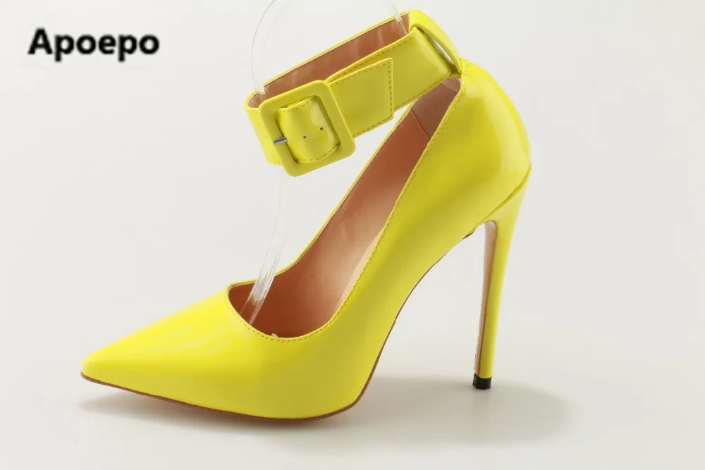 Selling brand 2022 women yellow shoes pointed toe ladies shoes Patent leather high heels pumps shoes buckle party shoes
Selling brand 2022 women yellow shoes pointed toe ladies shoes Patent leather high heels pumps shoes buckle party shoes