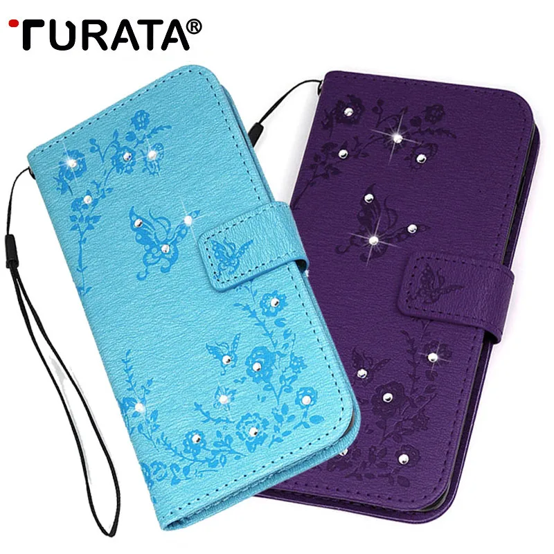 TURATA кожаный чехол для samsung Galaxy S10/S10 плюс задняя крышка Bling Алмаз Флип Бумажник