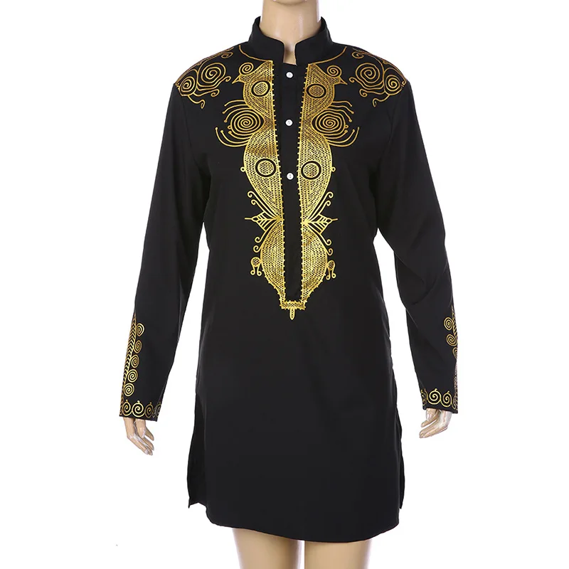 Africa Clothing African Dashiki Stand Collar Traditional Printing Long Sleeve Shirt Maxi Men's T shirt Hot Sales New Arrival
Africa Clothing African Dashiki Stand Collar Traditional Printing Long Sleeve Shirt Maxi Men's T shirt Hot Sales New Arrival