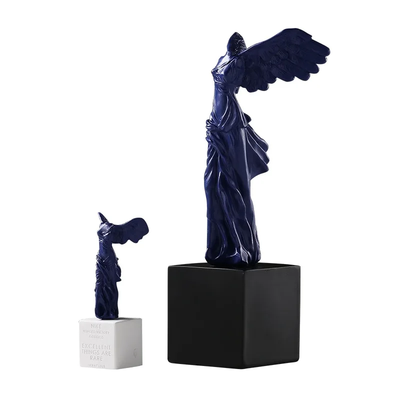 Blue Duplicate of Winged Victory of Samothrace / Ancient Romans & Greeks Figures Hellenistic Sculpture / Shatterproof Polymers
Blue Duplicate of Winged Victory of Samothrace / Ancient Romans & Greeks Figures Hellenistic Sculpture / Shatterproof Polymers