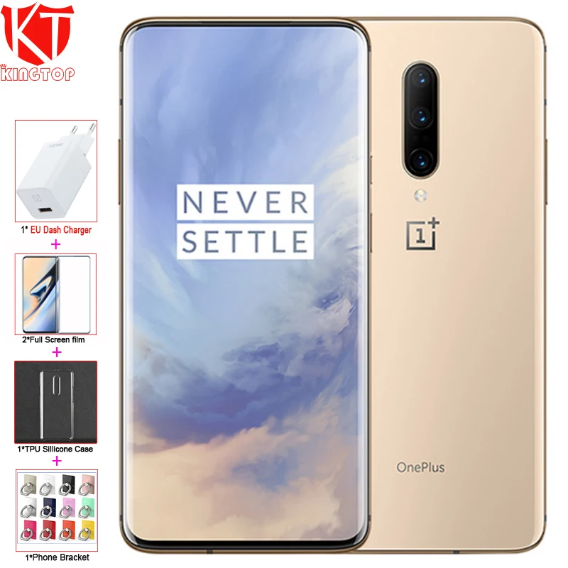 Oneplus 7 Pro смартфон с восьмиядерным процессором Snapdragon 855 ОЗУ 8 Гб ПЗУ 256 ГБ 48