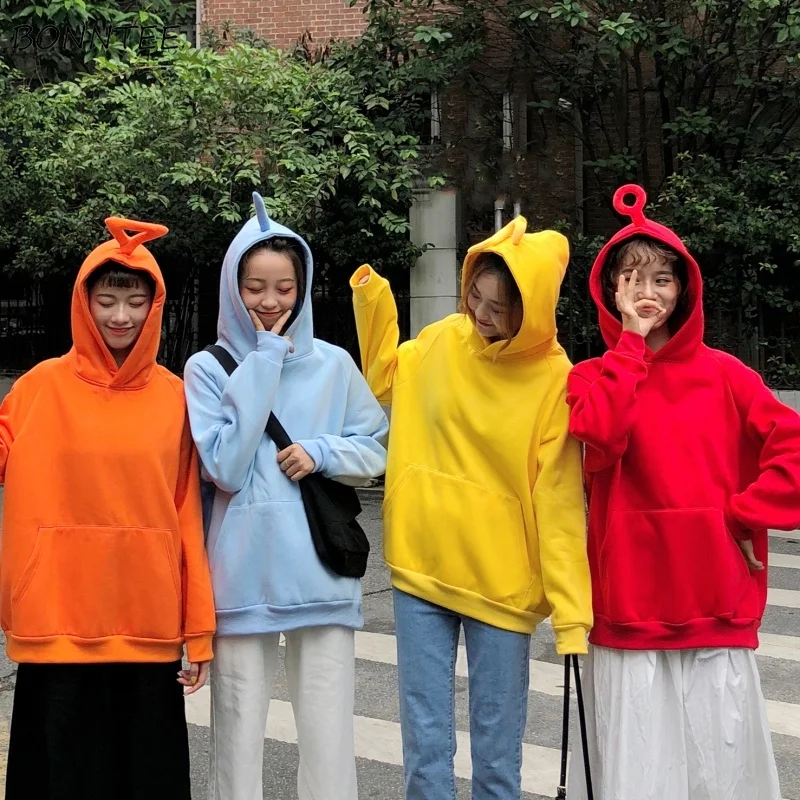 Hoodies Women Pockets Leisure Kawaii Solid All-match Long Sleeves Tops Womens Korean Harajuku Hoodie Trendy Cute Sweatshirts
Hoodies Women Pockets Leisure Kawaii Solid All-match Long Sleeves Tops Womens Korean Harajuku Hoodie Trendy Cute Sweatshirts