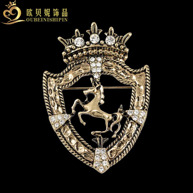 Мужские Винтажные булавки OBN в виде короны с большими булавками|pin jewelry|brooch menmens lapel