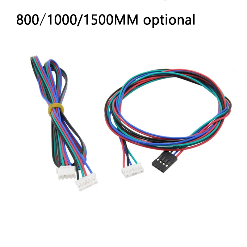 3pcs 800/1000/1500MM Dupont Cable 4 pin Stepper Motor Wire Part Female to Female Black White Terminal Line 3D Printers Parts
3pcs 800/1000/1500MM Dupont Cable 4 pin Stepper Motor Wire Part Female to Female Black White Terminal Line 3D Printers Parts