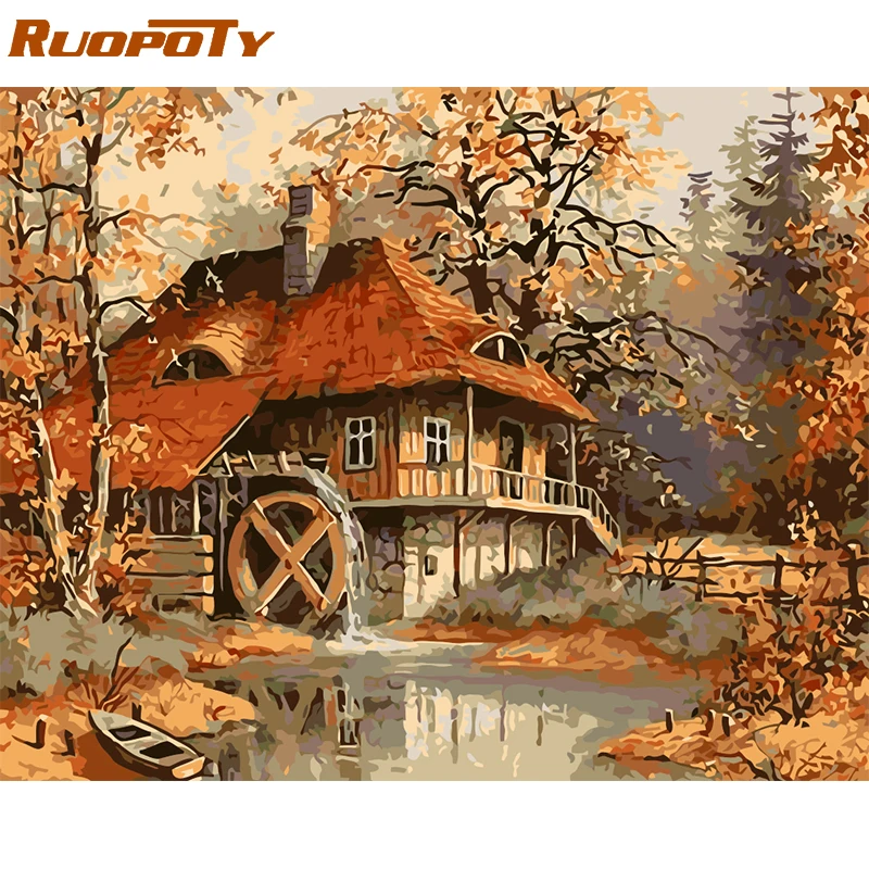 RUOPOTY Frame Autumn Diy Painting By Numbers Landscape Modern Wall Art Picture Canvas Painting Acrylic Coloring By Numbers Arts
RUOPOTY Frame Autumn Diy Painting By Numbers Landscape Modern Wall Art Picture Canvas Painting Acrylic Coloring By Numbers Arts