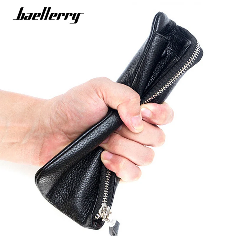Baellerry Men Wallets Business Long Designer Men's Leather Wallet Multi-functional Purse Coin Pocket ID Card Soft Money Purses
Baellerry Men Wallets Business Long Designer Men's Leather Wallet Multi-functional Purse Coin Pocket ID Card Soft Money Purses