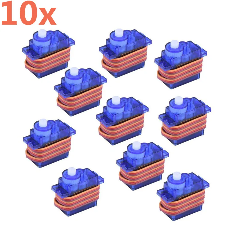 10Pieces SG90 9g Mini Micro Servo for RC for RC 250 450 Helicopter Airplane RC Planes Aeroplane Car Drop
10Pieces SG90 9g Mini Micro Servo for RC for RC 250 450 Helicopter Airplane RC Planes Aeroplane Car Drop