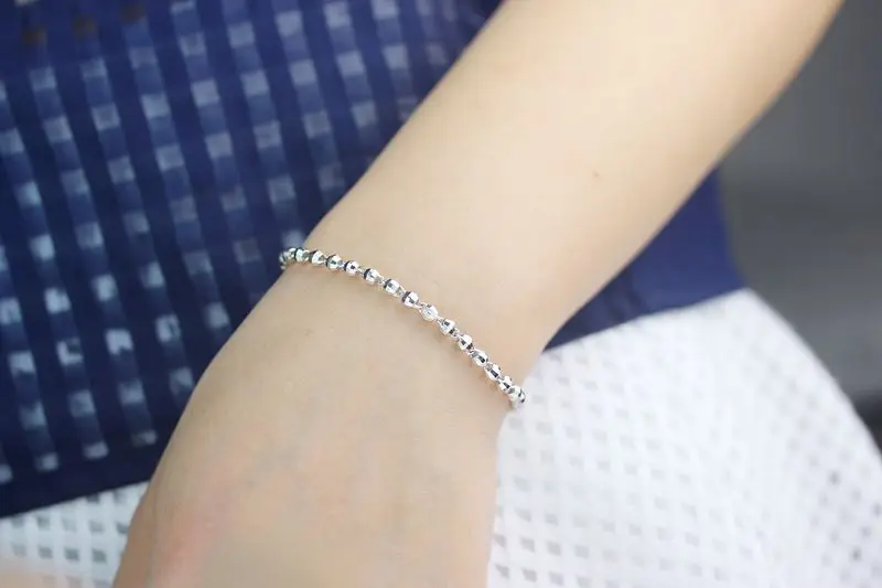 Glitzy Platinum Bead Link Chain Bracelets PT950 White True Solid Gold Bangles for Women Girl Wedding Engagement Jewelry Gift
Glitzy Platinum Bead Link Chain Bracelets PT950 White True Solid Gold Bangles for Women Girl Wedding Engagement Jewelry Gift
