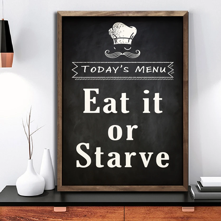 Vintage Kitchen Quotes Menu Canvas Paintings Decorative Posters Prints on Canvas Wall Art Pictures for Kitchen Cook Rome Decor
Vintage Kitchen Quotes Menu Canvas Paintings Decorative Posters Prints on Canvas Wall Art Pictures for Kitchen Cook Rome Decor