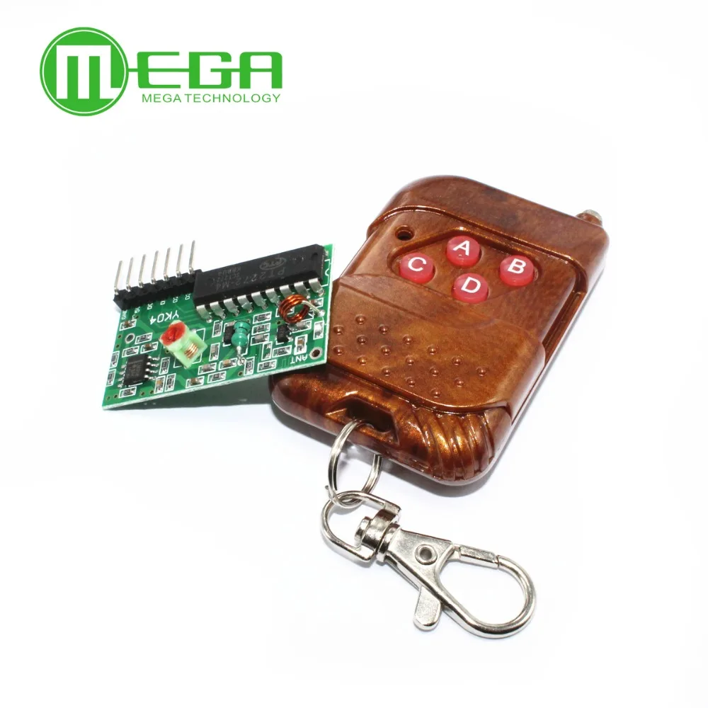 1set 2262/2272 Four Ways Wireless Remote Control Kit,M4 the lock Receiver with 4 Keys Wireless Remote Control
1set 2262/2272 Four Ways Wireless Remote Control Kit,M4 the lock Receiver with 4 Keys Wireless Remote Control