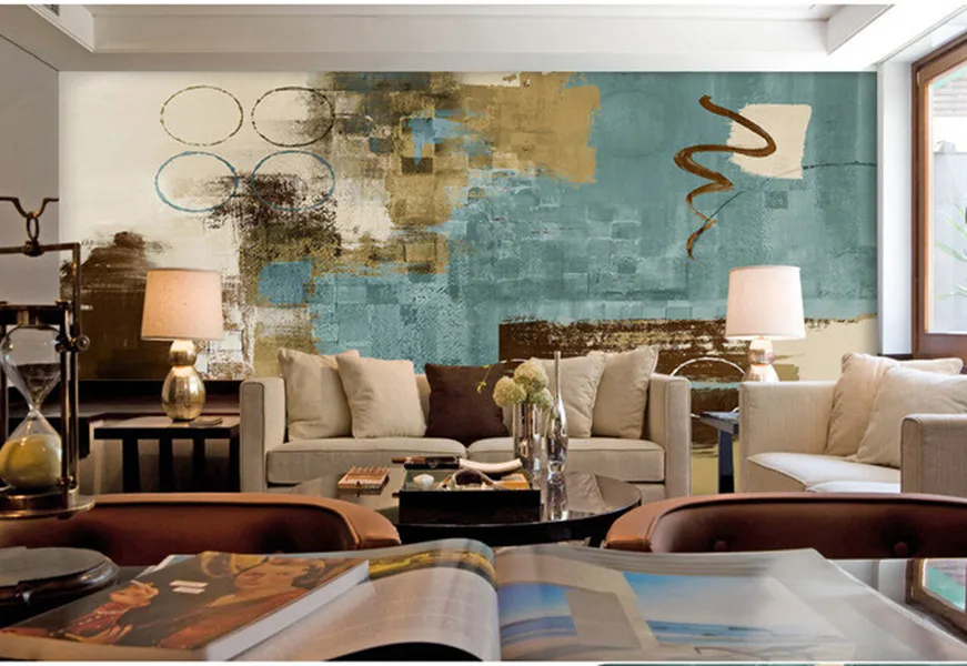 Custom 3D large mural,abstract blue square patch collage paintings papel de parede ,living room TV wall bedroom wallpaper
Custom 3D large mural,abstract blue square patch collage paintings papel de parede ,living room TV wall bedroom wallpaper