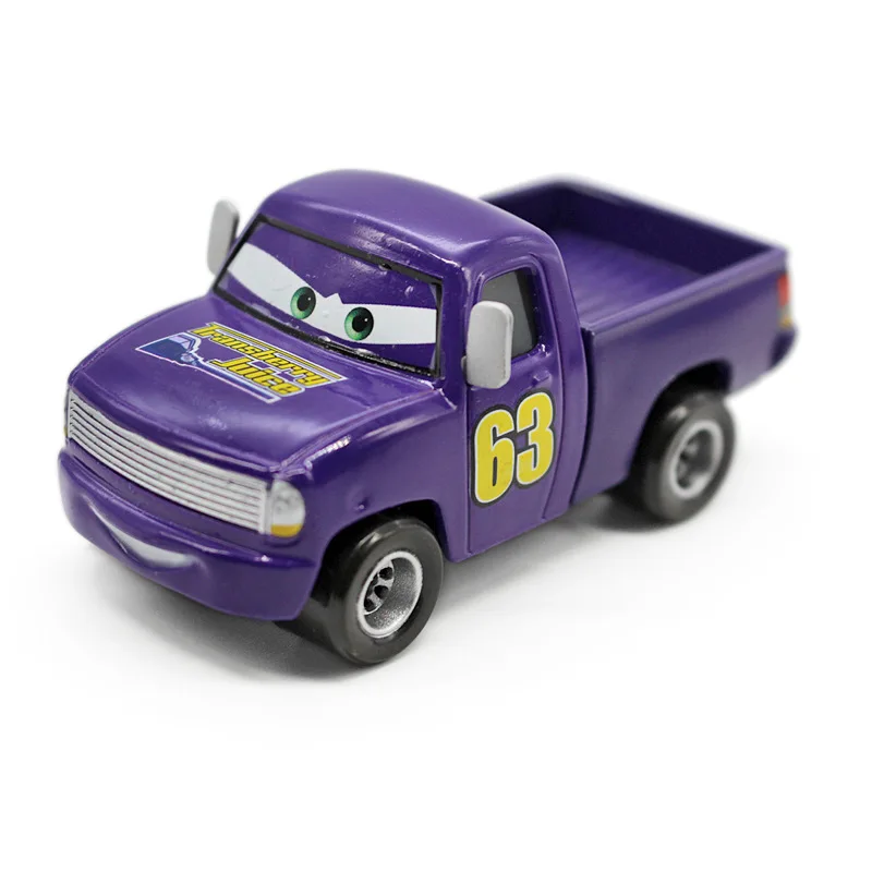 Disney Pixar Cars 2 No.63 purple Commander Pattern Metal Diecast alloy Toy Car model for children 1:55 Brand toys new in stock
Disney Pixar Cars 2 No.63 purple Commander Pattern Metal Diecast alloy Toy Car model for children 1:55 Brand toys new in stock