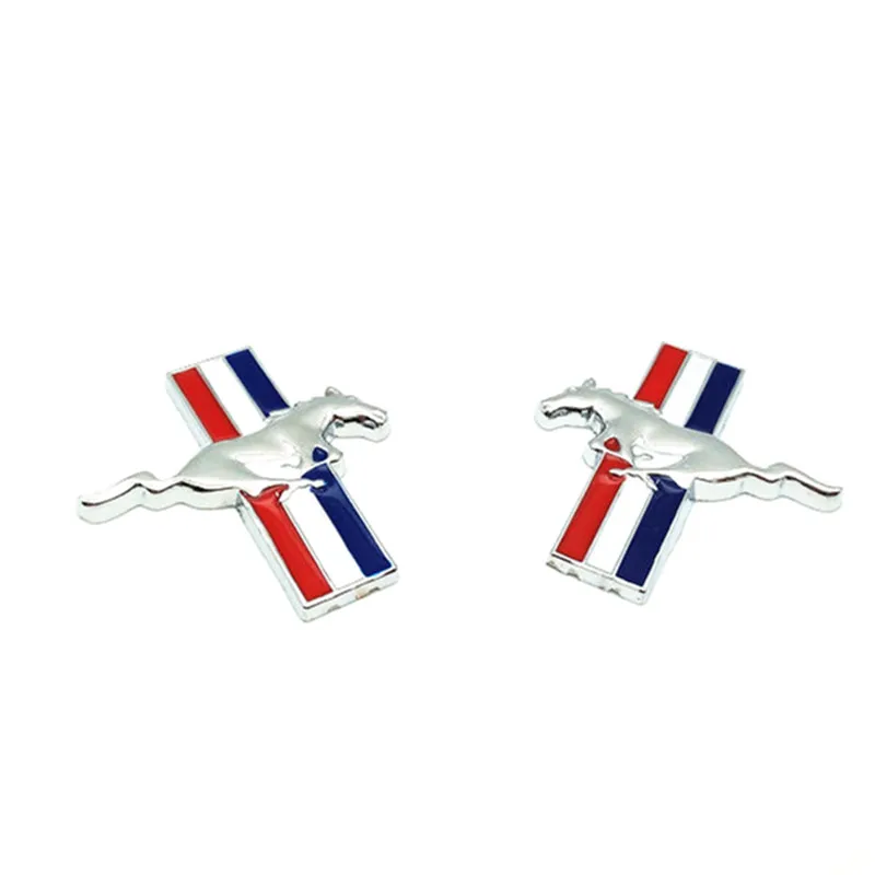 FDIK 2PCS/set 3D metal Mustang Running Horse Fender Side badge decal rear Trunk emblem Decoration sticker car-styling
FDIK 2PCS/set 3D metal Mustang Running Horse Fender Side badge decal rear Trunk emblem Decoration sticker car-styling