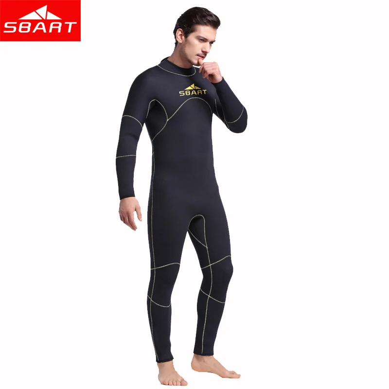 SBART Warm Men 5MM Thick Neoprene Spearfishing Wetsuit Black One Piece Scuba Diving Suit Surfing Sailing diving equipment
SBART Warm Men 5MM Thick Neoprene Spearfishing Wetsuit Black One Piece Scuba Diving Suit Surfing Sailing diving equipment