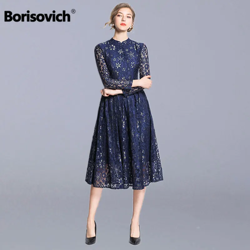 Borisovich Ladies Elegant A-line Party Dress New Brand 2019 Spring Fashion Hollow Out Lace Women Casual Long Dresses N670
Borisovich Ladies Elegant A-line Party Dress New Brand 2019 Spring Fashion Hollow Out Lace Women Casual Long Dresses N670