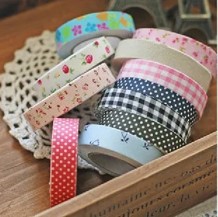 30 Rolls Grid / Flower / Polka Dot Fabric Tape for Sewing , Scrapbook Cotton Fabric Deco Tape for DIY Decoration
30 Rolls Grid / Flower / Polka Dot Fabric Tape for Sewing , Scrapbook Cotton Fabric Deco Tape for DIY Decoration