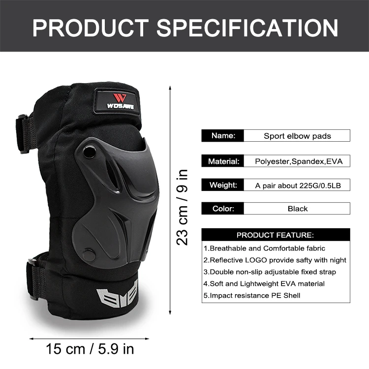 Wolbike Adult Tactical Outdoor Sports Knee Pads PE Shell Shockproof Roller Snowboard Sports Ski Kneepad Cycling Elbow Protector
Wolbike Adult Tactical Outdoor Sports Knee Pads PE Shell Shockproof Roller Snowboard Sports Ski Kneepad Cycling Elbow Protector