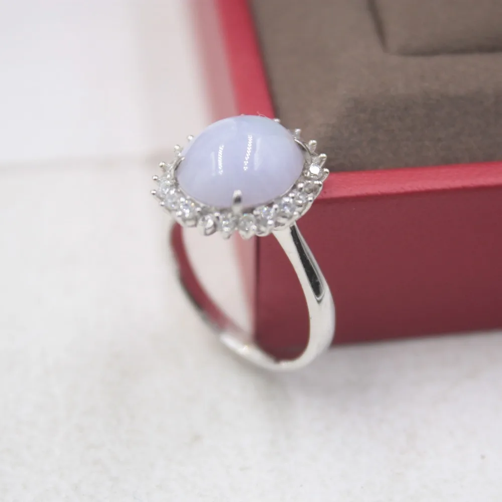Pure Sterling Silver S925 Ring For Women Party Elegant Wedding Purple Jade Round Shine Lace Ring Size US 5-9 16*14mm
Pure Sterling Silver S925 Ring For Women Party Elegant Wedding Purple Jade Round Shine Lace Ring Size US 5-9 16*14mm