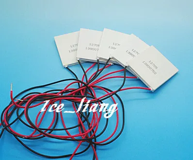 5PCS/LOT TEC1-12705 12705 TEC 5PCS Thermoelectric Cooler Peltier 12V New of semiconductor refrigeration FREE shipping
5PCS/LOT TEC1-12705 12705 TEC 5PCS Thermoelectric Cooler Peltier 12V New of semiconductor refrigeration FREE shipping