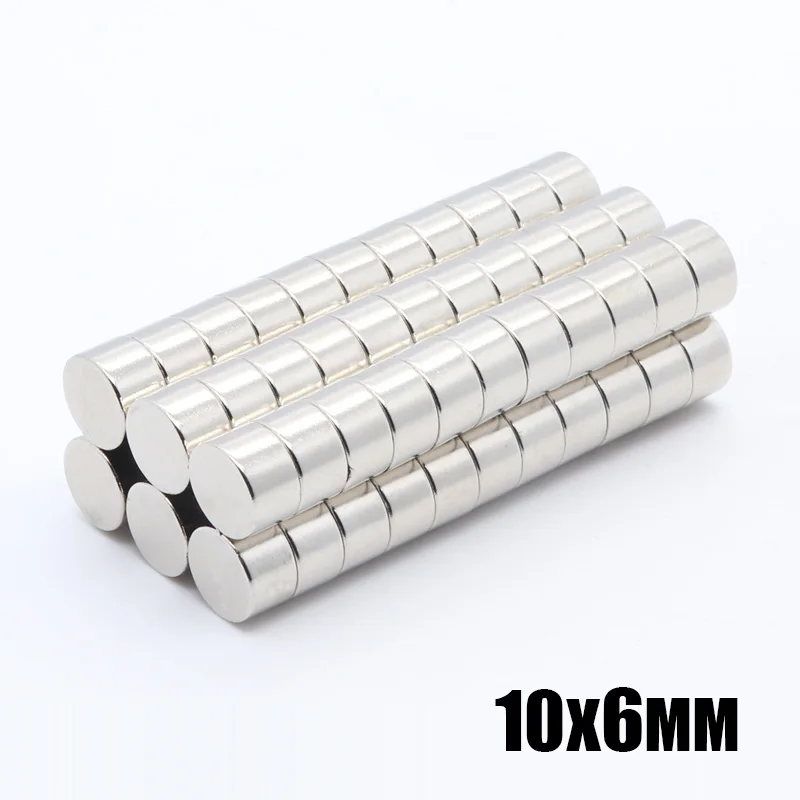 50pcs 10x6 mm Neodymium Magnet Permanent N35 NdFeB Super Strong Powerful Small Round Magnetic Magnets Disc 10mm x 6mm
50pcs 10x6 mm Neodymium Magnet Permanent N35 NdFeB Super Strong Powerful Small Round Magnetic Magnets Disc 10mm x 6mm