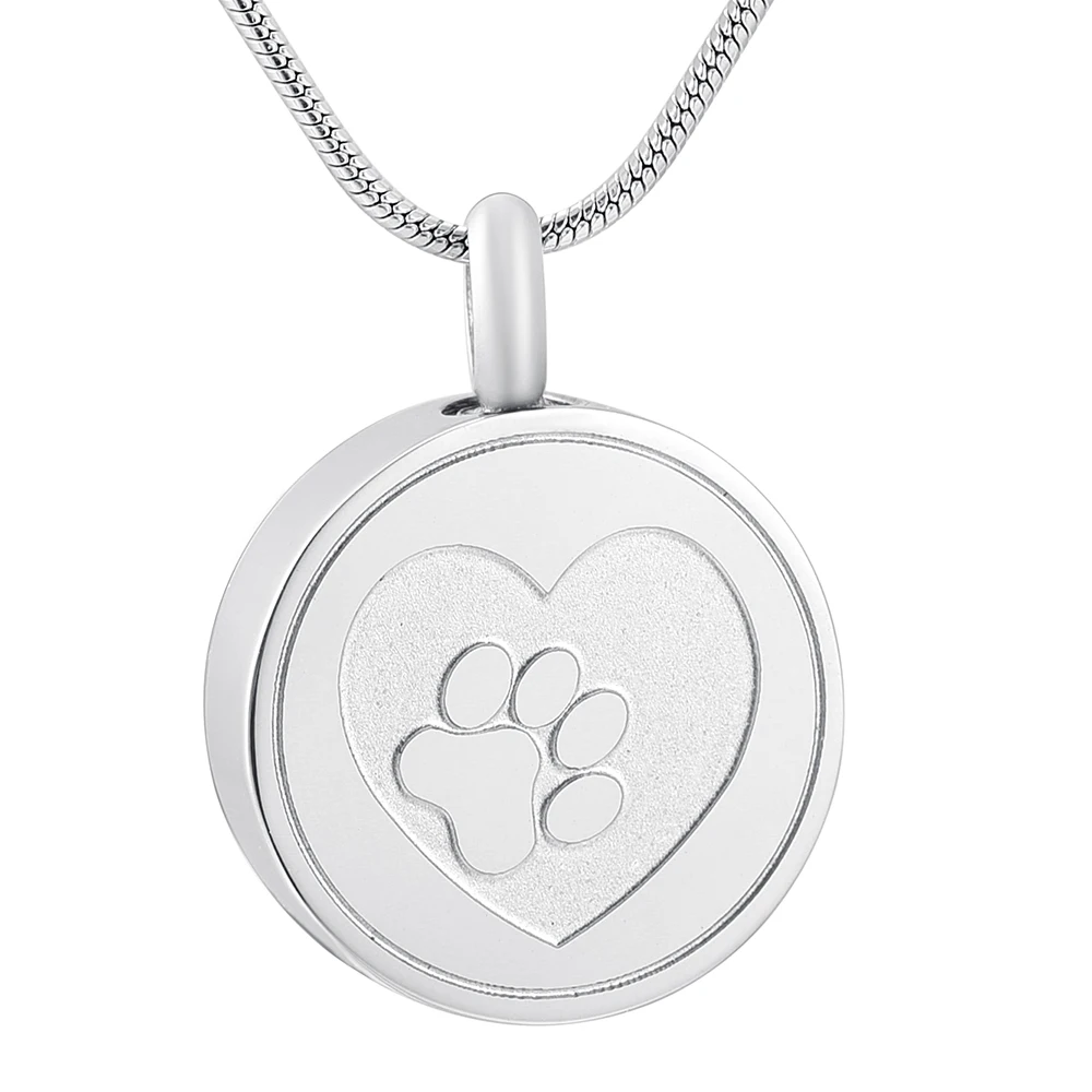 Round carved dog claw Cremation Jewelry for Ashes Stainless Steel Pendant Locket Keepsake Memorial Urn Necklace for Unisex
Round carved dog claw Cremation Jewelry for Ashes Stainless Steel Pendant Locket Keepsake Memorial Urn Necklace for Unisex