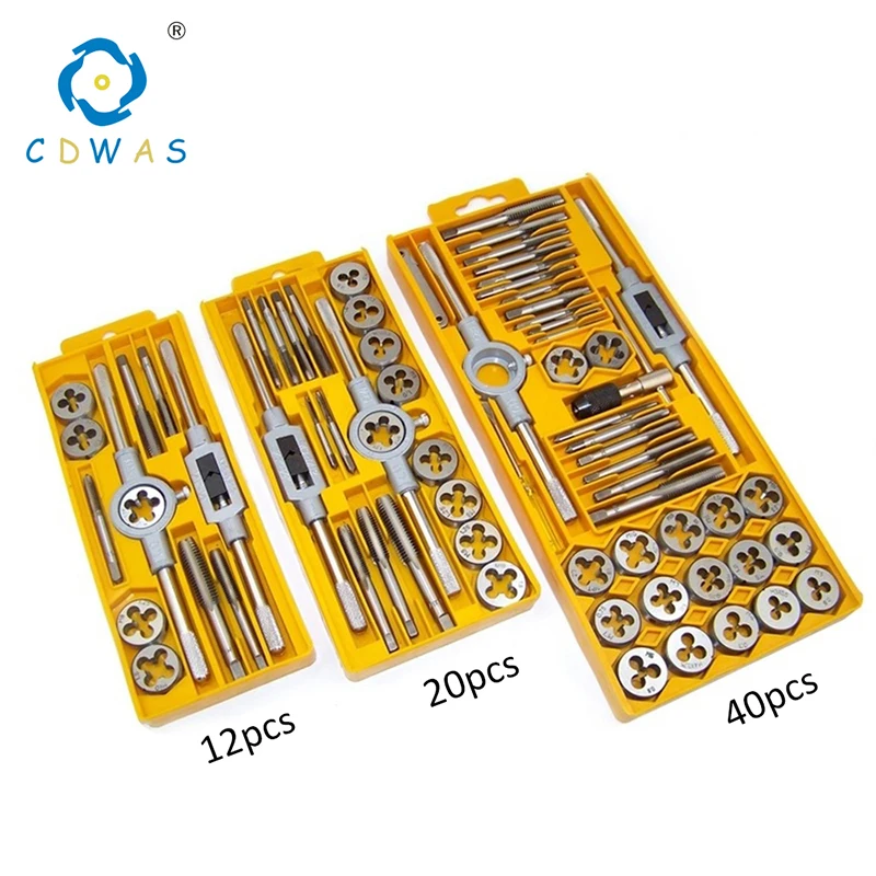 12pcs/20pcs M3 M6 M8 M9 M10 M12 Alloy Steel Tap Die Wrench Set Thread Plugs Taps Wrench Hand Screw Taps Cutting Adjusting Tools
12pcs/20pcs M3 M6 M8 M9 M10 M12 Alloy Steel Tap Die Wrench Set Thread Plugs Taps Wrench Hand Screw Taps Cutting Adjusting Tools