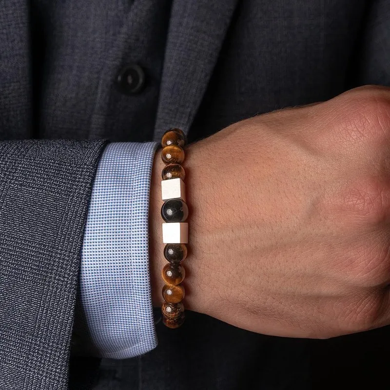 2019 New Design Men Bracelet Fashion charm silver Hematite Luxury tiger eye Beaded bracelets men Jewelry male gift pulseira
2019 New Design Men Bracelet Fashion charm silver Hematite Luxury tiger eye Beaded bracelets men Jewelry male gift pulseira