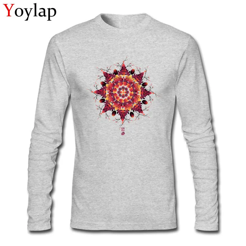 2017 NATURES MANDALA Print Men T-shirt Simple Casual Style Long Sleeve 100% Cotton Tops Tees Unfading Clothing
2017 NATURES MANDALA Print Men T-shirt Simple Casual Style Long Sleeve 100% Cotton Tops Tees Unfading Clothing
