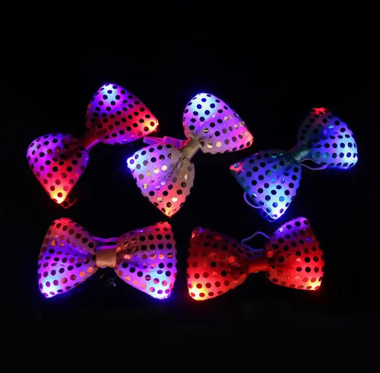 6pcs/lot Led Luminous Neck Tie Mixcolor Flashing Male Female Fashion Bow Tie Party wedding Dancing Stage Glowing Tie
6pcs/lot Led Luminous Neck Tie Mixcolor Flashing Male Female Fashion Bow Tie Party wedding Dancing Stage Glowing Tie