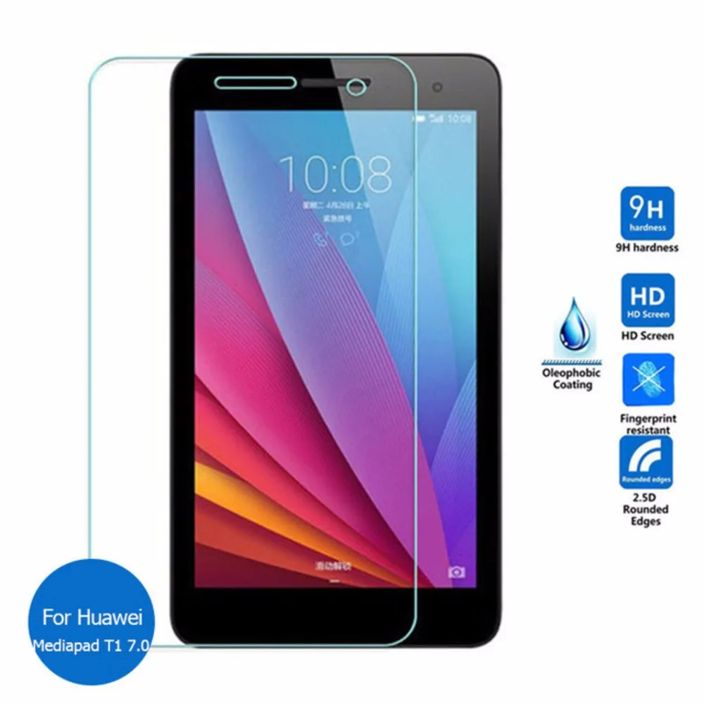 9H 7" Tempered Glass Screen Protector for Huawei Mediapad T1 7.0 T1-701u For Huawei T1 7.0 701u 7 inch Protective Film
9H 7" Tempered Glass Screen Protector for Huawei Mediapad T1 7.0 T1-701u For Huawei T1 7.0 701u 7 inch Protective Film