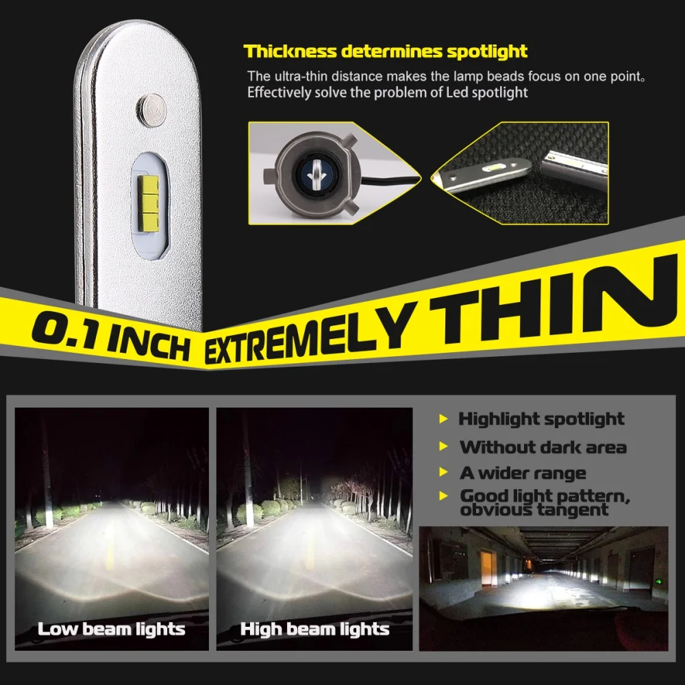 Mdatt New 5200lm Headlight Car LED Head Lamp H8 H9 H11 9005 9006 HB3 HB4 H7 H4 Hi/Low Beam fog light lamp for motorcycle
Mdatt New 5200lm Headlight Car LED Head Lamp H8 H9 H11 9005 9006 HB3 HB4 H7 H4 Hi/Low Beam fog light lamp for motorcycle