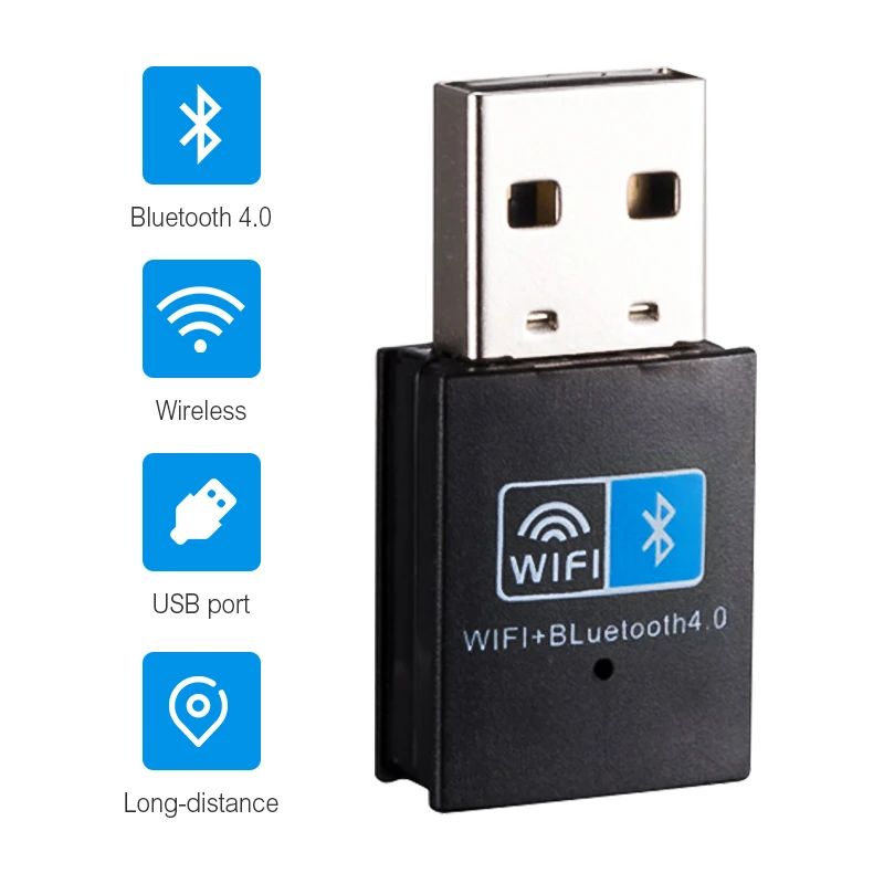 

Wireless USB WI-FI Adapter Bluetooth 4.0 150Mbps 2.4Ghz Mini WiFi Antenna Computer wi-fi Network Card Receiver 802.11b/n/g Terow