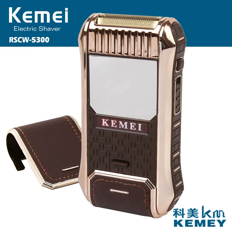 Kemei Rechargeable Beard Razor Shaving Men Vintage Leather Wrapped Electric Beard Trimmer Cutter Razor
Kemei Rechargeable Beard Razor Shaving Men Vintage Leather Wrapped Electric Beard Trimmer Cutter Razor