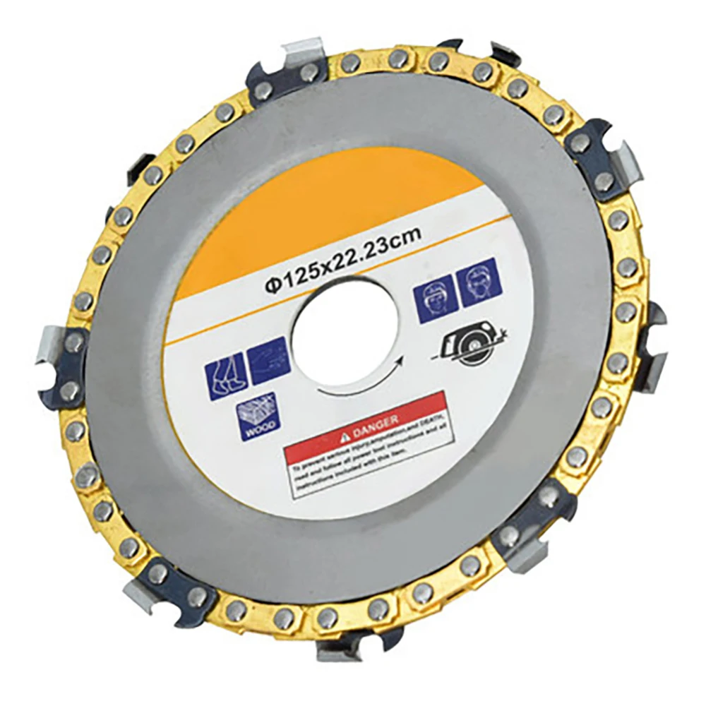 125MM/115MM Multi-Functional Woodworking Chain Grinder Chain Saws Disc Chain Plate Tool Wood Carving Disc Angle Grinding Tool
125MM/115MM Multi-Functional Woodworking Chain Grinder Chain Saws Disc Chain Plate Tool Wood Carving Disc Angle Grinding Tool