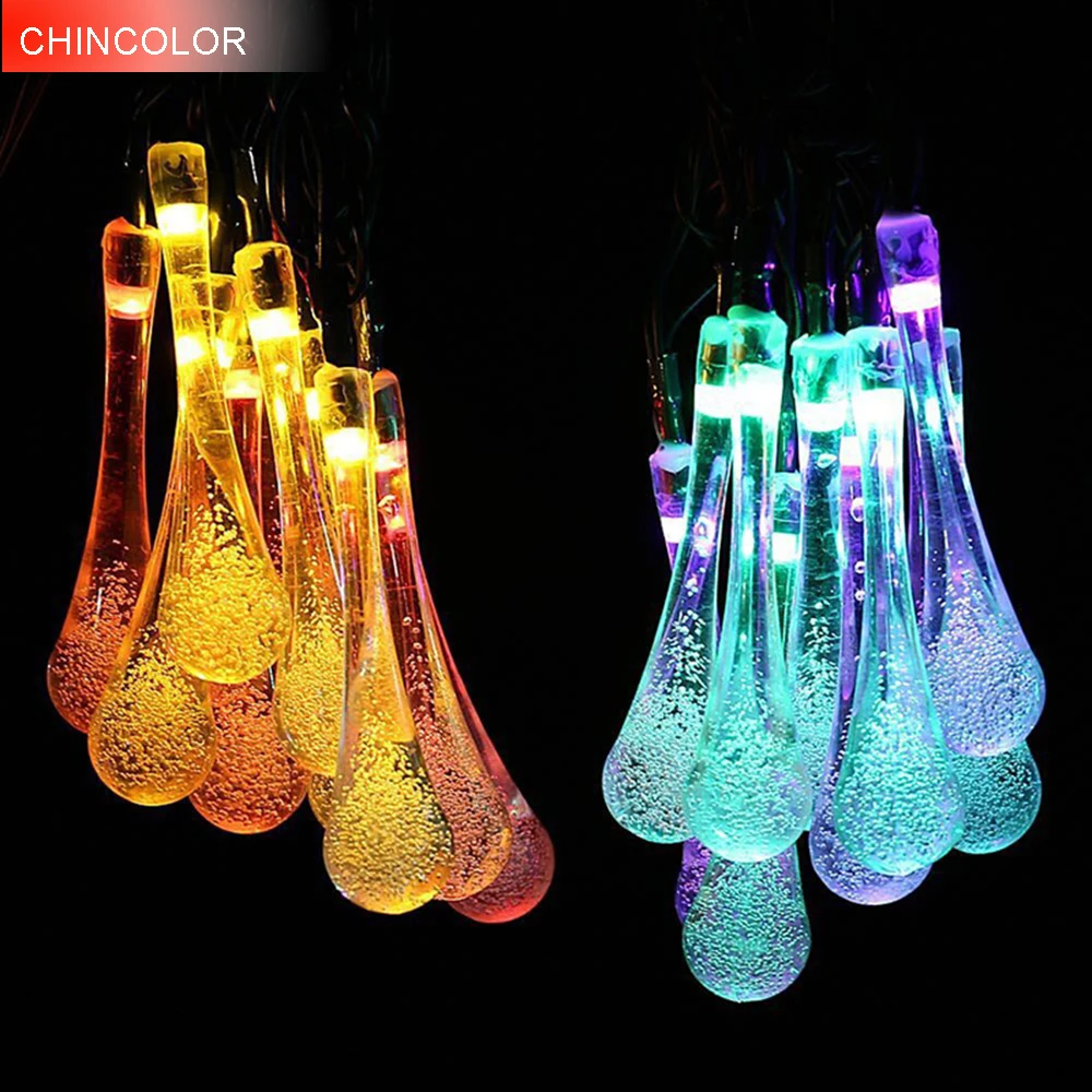 2.5M 10led Holiday lights Water droplets Led Light string Water Drop EU Plug Xmas christmas Garlands fairy wedding decoration DA
2.5M 10led Holiday lights Water droplets Led Light string Water Drop EU Plug Xmas christmas Garlands fairy wedding decoration DA