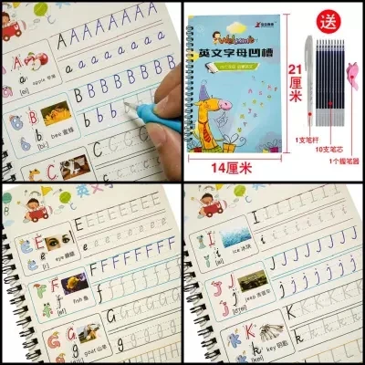 26 English letters Chinese Calligraphy copybook for Kid Children kindergarten Exercises Calligraphy Practice Book libros
26 English letters Chinese Calligraphy copybook for Kid Children kindergarten Exercises Calligraphy Practice Book libros