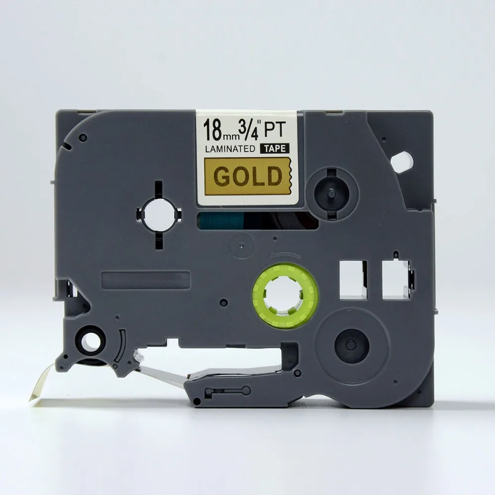 10Pcs Compatible 18mm TZ Laminated Label Tape TZe-841 TZe 841 Black on Gold Label Cartridge for Brother P touch Printer PT-E300
10Pcs Compatible 18mm TZ Laminated Label Tape TZe-841 TZe 841 Black on Gold Label Cartridge for Brother P touch Printer PT-E300