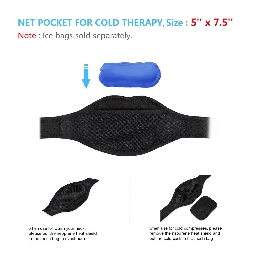 Electric Heating Neck Brace Support Hot Cold Therapy Neck Brace Protector Care Heat Massage Neck Pad Belt Pain Relief
Electric Heating Neck Brace Support Hot Cold Therapy Neck Brace Protector Care Heat Massage Neck Pad Belt Pain Relief